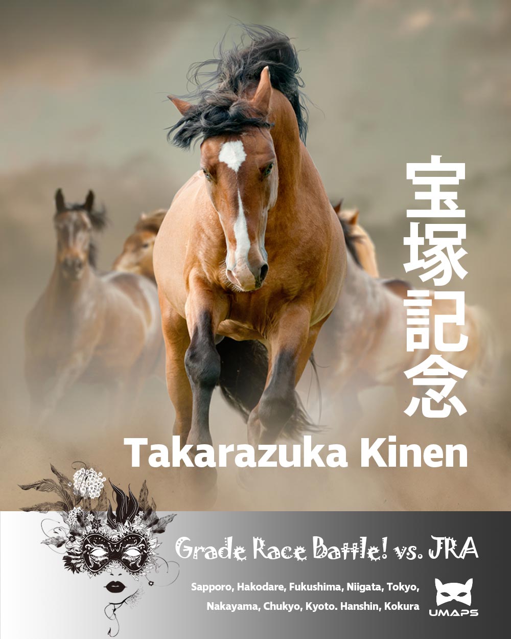 宝塚記念(G1) 2026年6月14日｜メイショウタバル１着, クロワデュノール２着, ダノンデサイル３着｜UMAPS重賞予想（過去20年傾向・隊列）