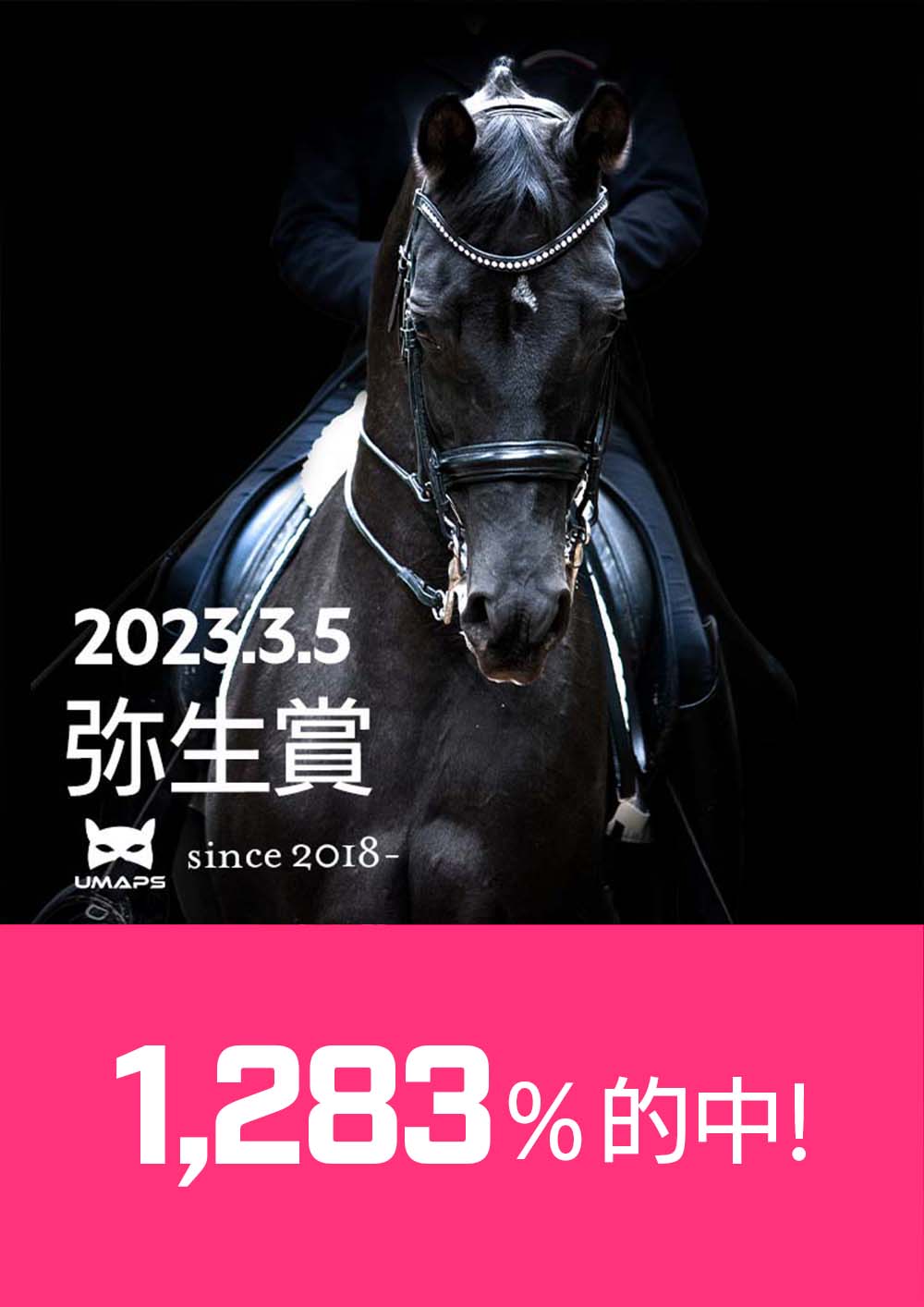 1,283%的中｜弥生賞（G2）2023年3月5日｜◎タスティエーラ１着, ▲トップナイフ２着, ◯ワンダイレクト３着｜UMAPS重賞分析