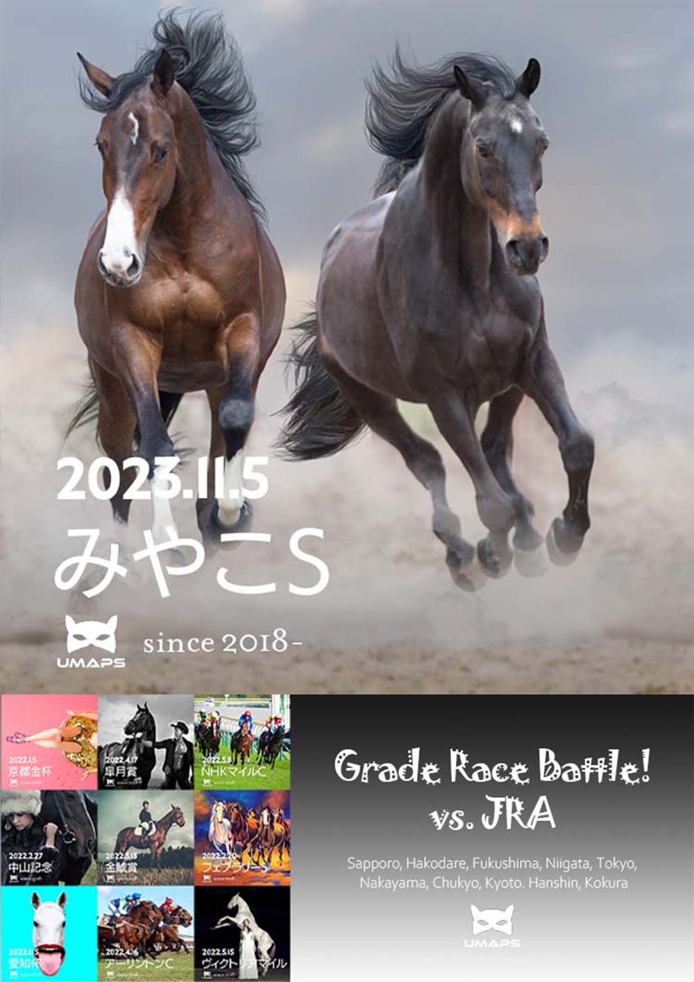 みやこS（G3）2023年11月5日｜▲セラフィックコール１着, △メイクアリープ２着, ウィリアムバローズ３着｜UMAPS重賞分析