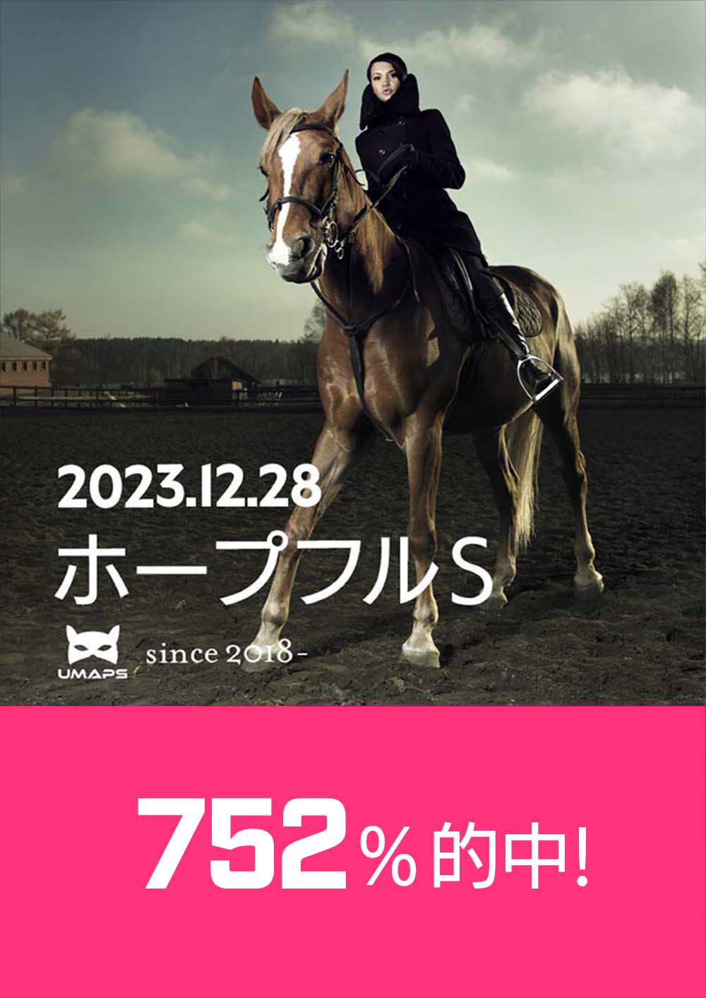 752%的中｜ホープフルS（G1）2023年12月28日｜◎レガレイラ１着, シンエンペラー２着, ★サンライズジパング３着｜UMAPS重賞分析