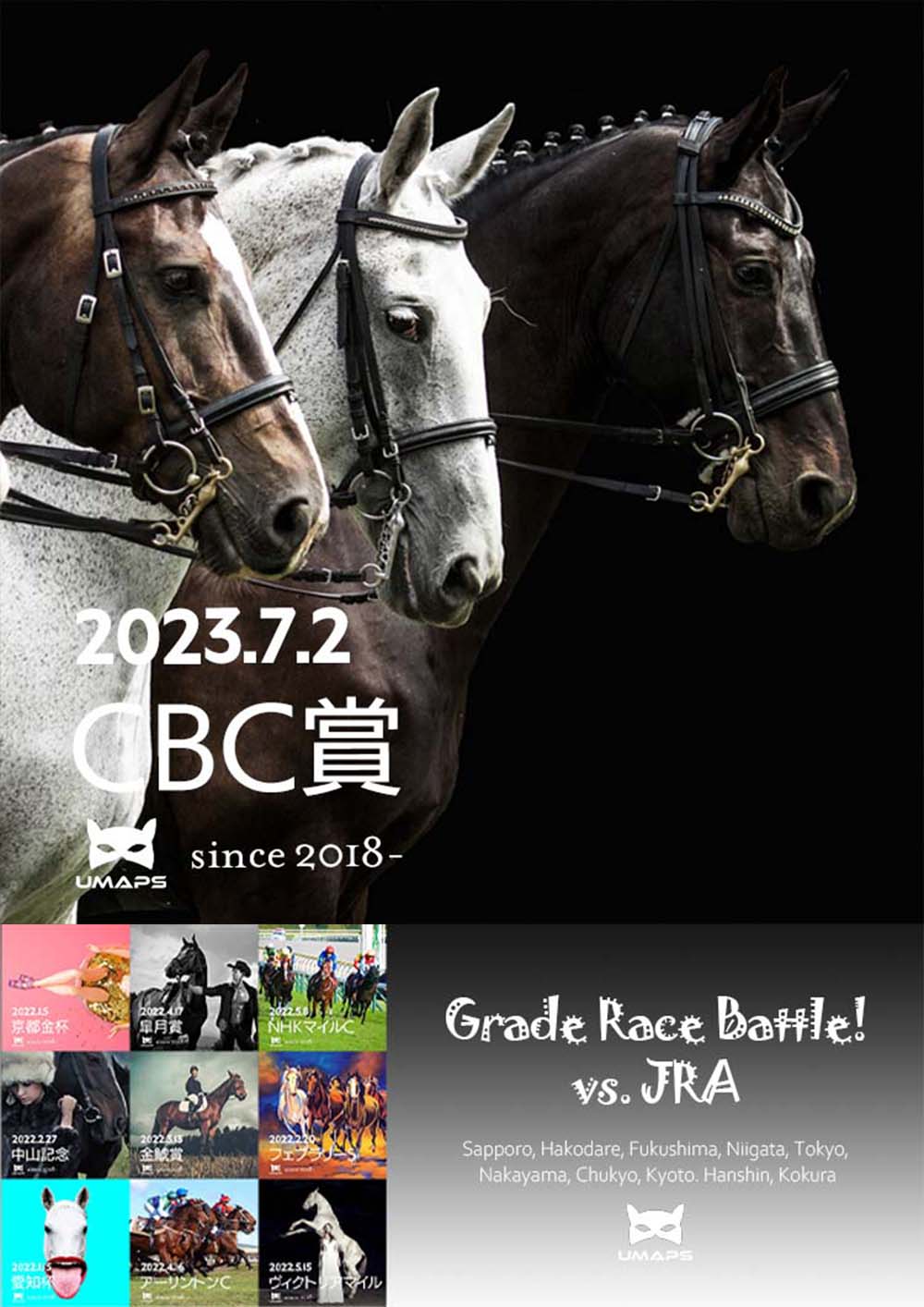 CBC賞（G3）2023年7月2日｜☆ジャスパークローネ１着, サンキューユウガ２着, スマートクラージュ３着｜UMAPS重賞分析