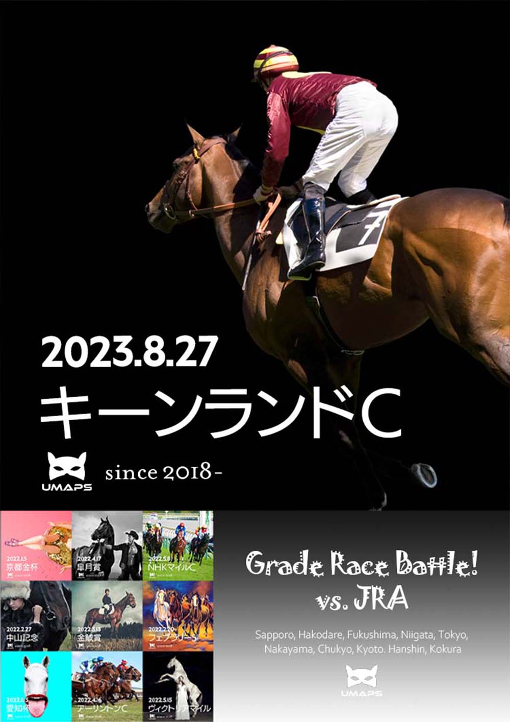 キーンランドC（G3）2023年8月27日｜◎ナムラクレア１着, シナモンスティック２着, 注トウシンマカオ３着｜UMAPS重賞分析