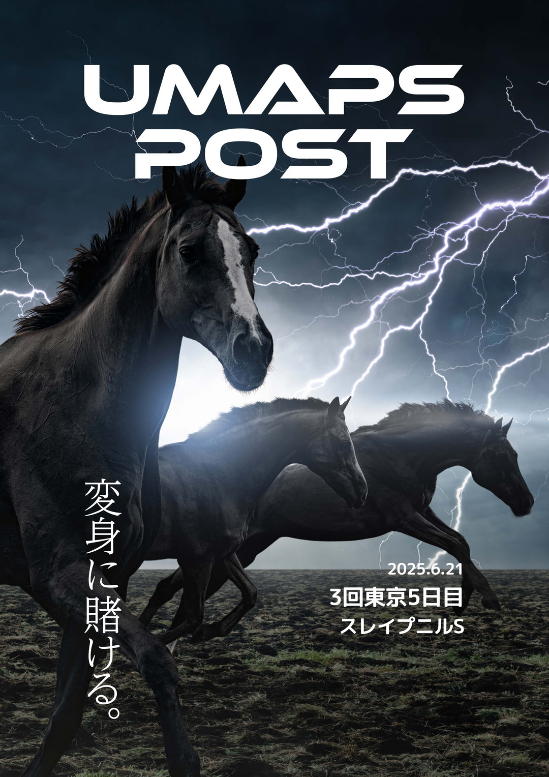 2025年6月21日 - 東京｜UMAPS POST〔PDF競馬新聞〕スピード指数出馬表