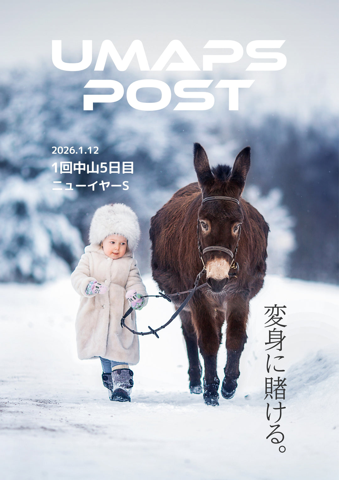 2026年1月12日 - 中山｜UMAPS POST〔PDF競馬新聞〕スピード指数出馬表